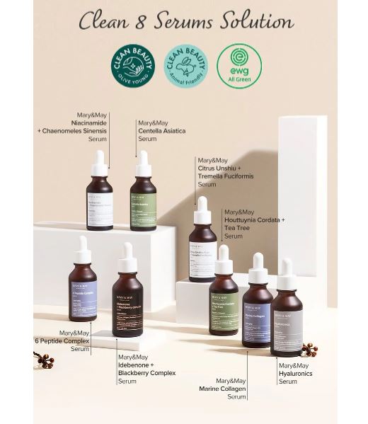 MARY & MAY | Tamaño viaje - Mary&May Niacinamide + Chaenomeles Serum Mini - 10ml