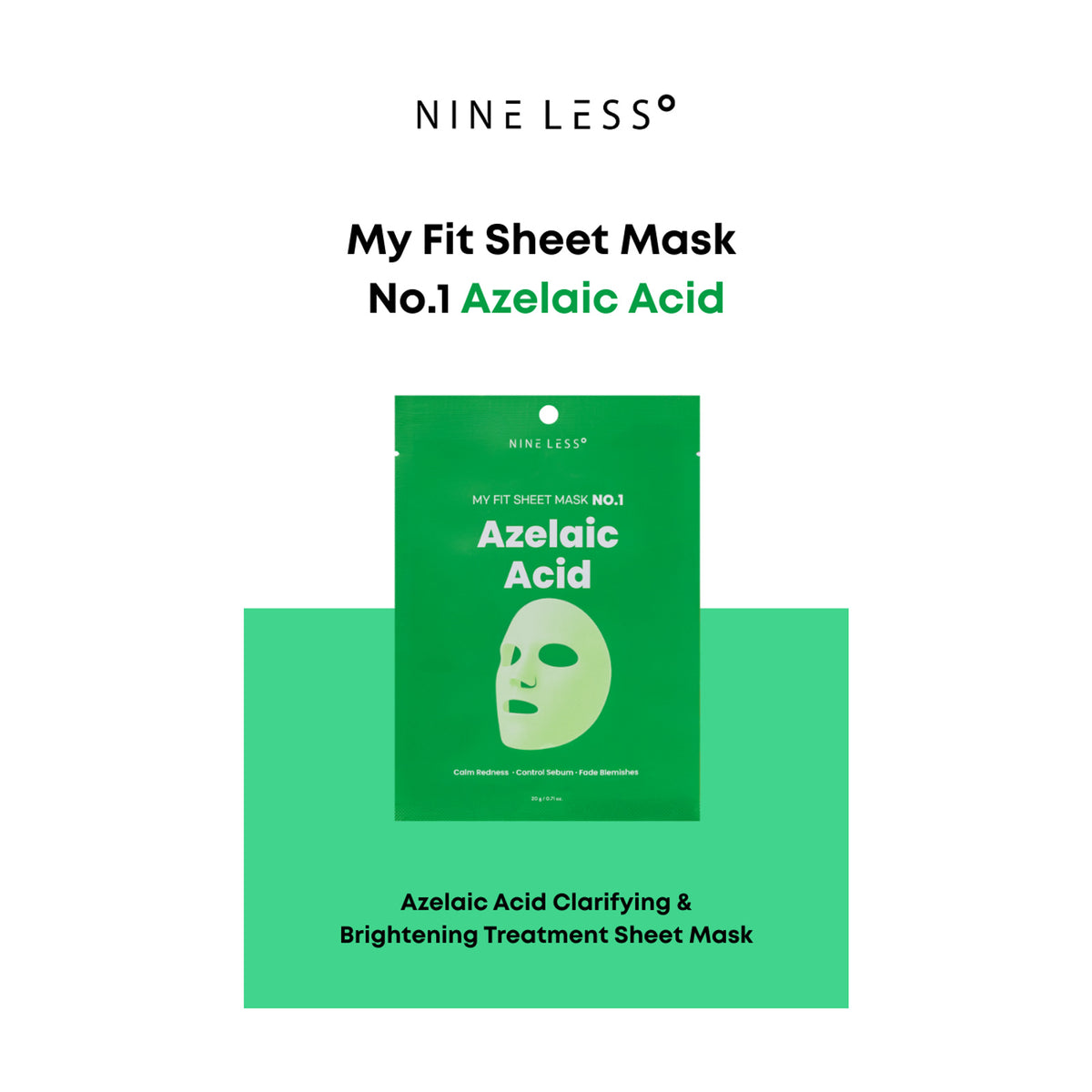 NINELESS | My Fit Sheet Mask No.1 Azelaic Acid