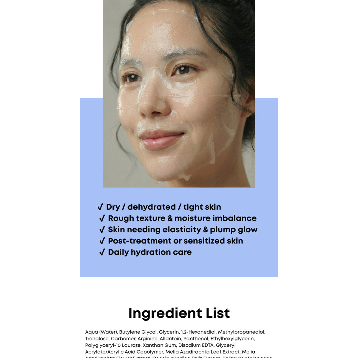 NINELESS | My Fit Sheet Mask No.5 Hyaluronic Acid - Pack de 5