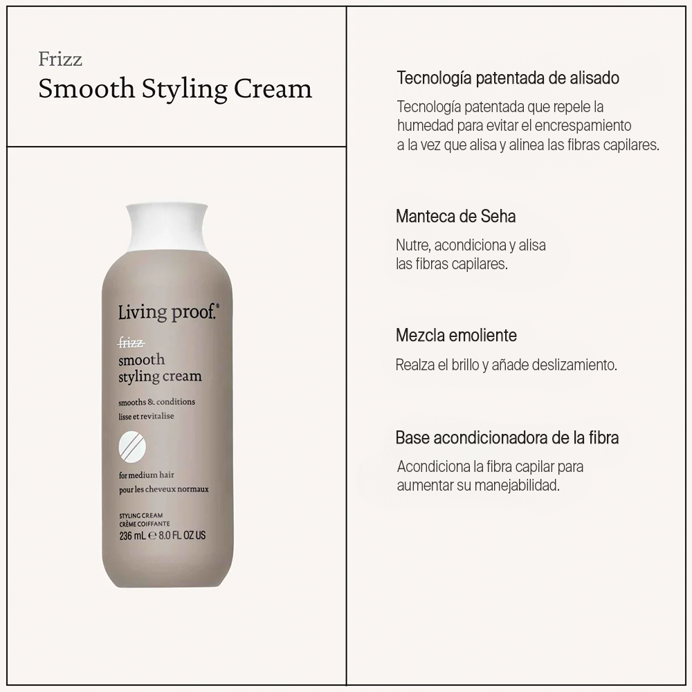 LIVING PROOF | No Frizz Smooth Styling Cream - 236ml