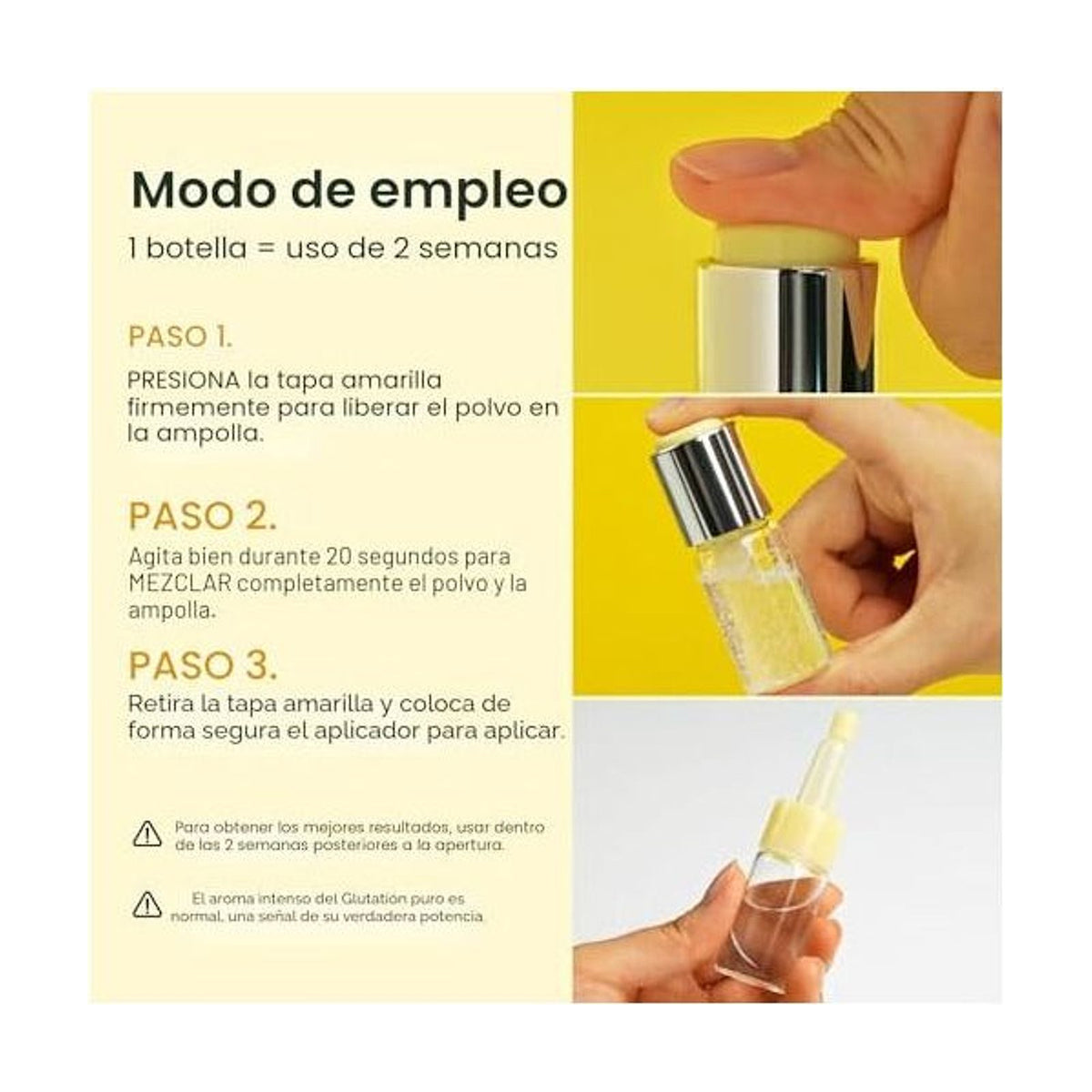 NUMBUZIN No.5 Glutathione TXA Advanced Dark Spot Ampoule Concentrate - 10gr: modo de empleo y rutina recomendada; tratamiento concentrado para hidratación y luminosidad