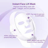 NUMBUZIN | No.9 NAD+ BIO Lifting-sil Full Face Mask (4 sheets + Lifting Band)