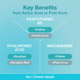 NUMBUZIN | No.1 Pantothenic B5 Hyaluronic Active Clear Mask