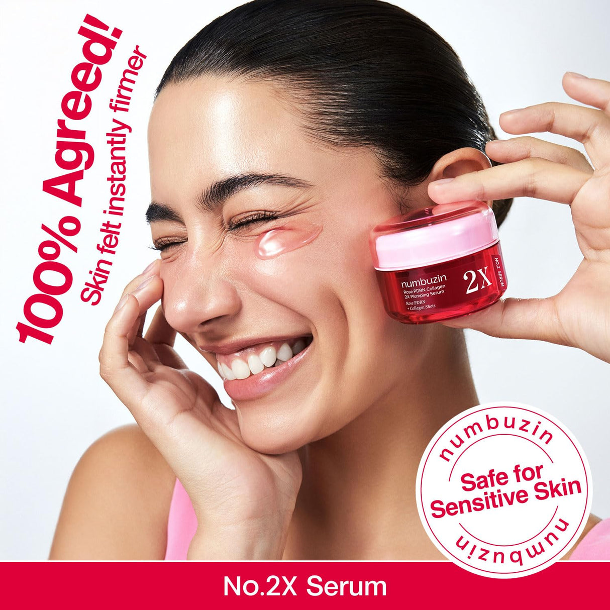 NUMBUZIN | No.2 Rose PDRN Collagen 2X Plumping Serum - 30ml