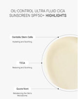 TRANSPARENT LAB | Oil Control Ultra Fluid Cica Sunscreen - 100ml