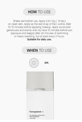 TRANSPARENT LAB | Oil Control Ultra Fluid Cica Sunscreen - 100ml