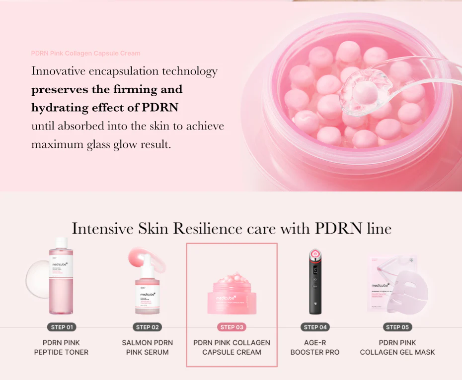 MEDICUBE | PDRN Pink Collagen Capsule Cream - 55 gr