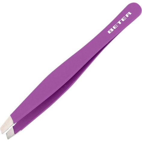BETER | Pinza de Depilar Punta Oblicua Soft Touch