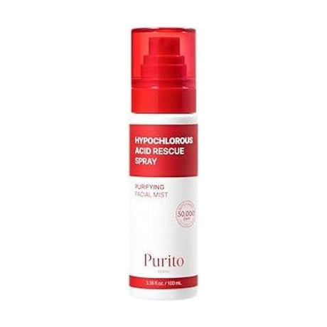 PURITO Hypochlorous Acid Rescue Spray - 100ml: envase o producto exacto sobre fondo blanco; cuidado cosmético y resultados visibles