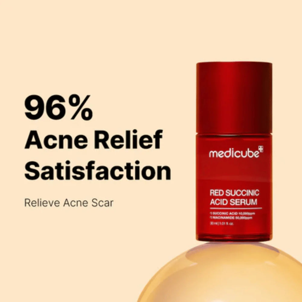 MEDICUBE | Red Succinic Acid Clarifying Serum – 30 ml