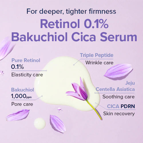 MARY & MAY | Retinol 0.1% Bakuchiol CICA Serum (Seoul Edition) - 80 ml