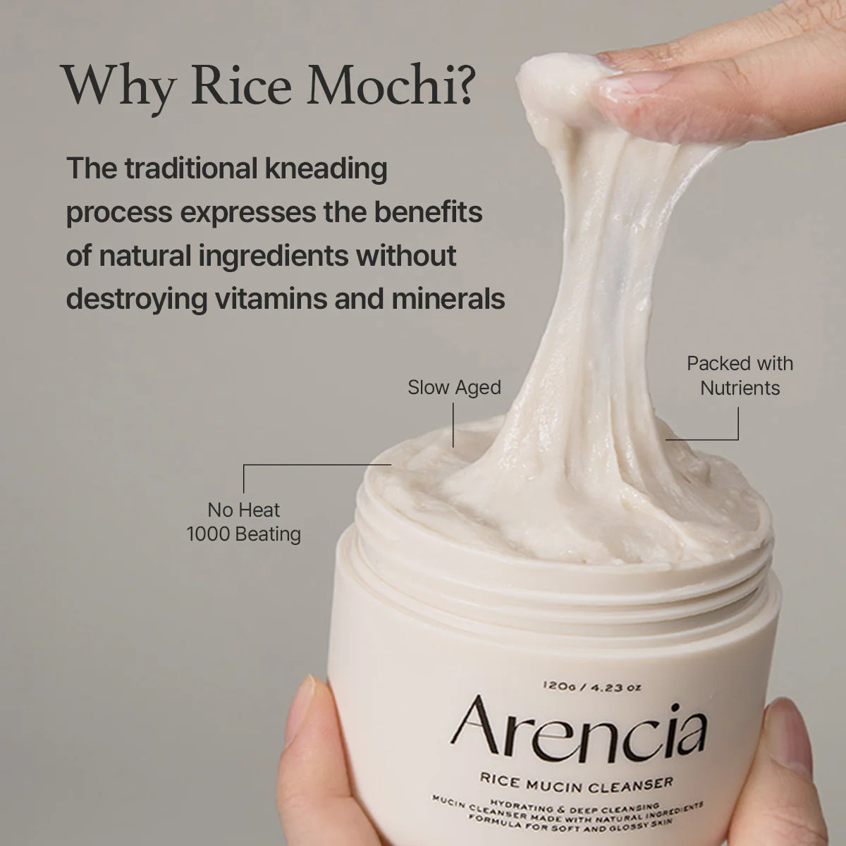 ARENCIA | Rice Mucin Face Cleanser - 120ml