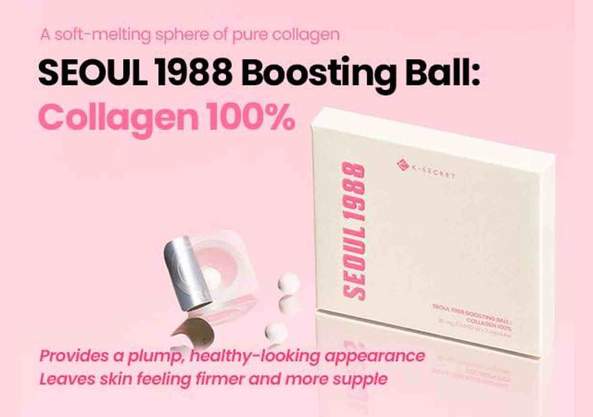 K-SECRET | Seoul 1988 Boosting Ball: Collagen 100% - 35mg