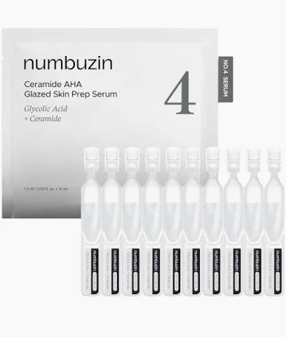 NUMBUZIN | No.4 Ceramide AHA Glazed Skin Prep Serum Mini Kit (1.3ml*10EA)