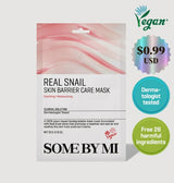 SOME BY MI | Real Snail Skin Barrier Care Mask - 1ud