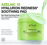 ANUA | Azelaic 10 Hyaluron Redness Soothing Pad - 90ml