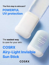 COSRX | Airy‑Light Invisible Sun Stick SPF50+ - 19gr