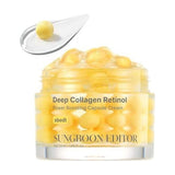 SUNGBOON EDITOR Collagen Retinol Power Boosting Capsule Cream - 50ml: envase o producto exacto sobre fondo blanco; protección solar y cuidado de la piel