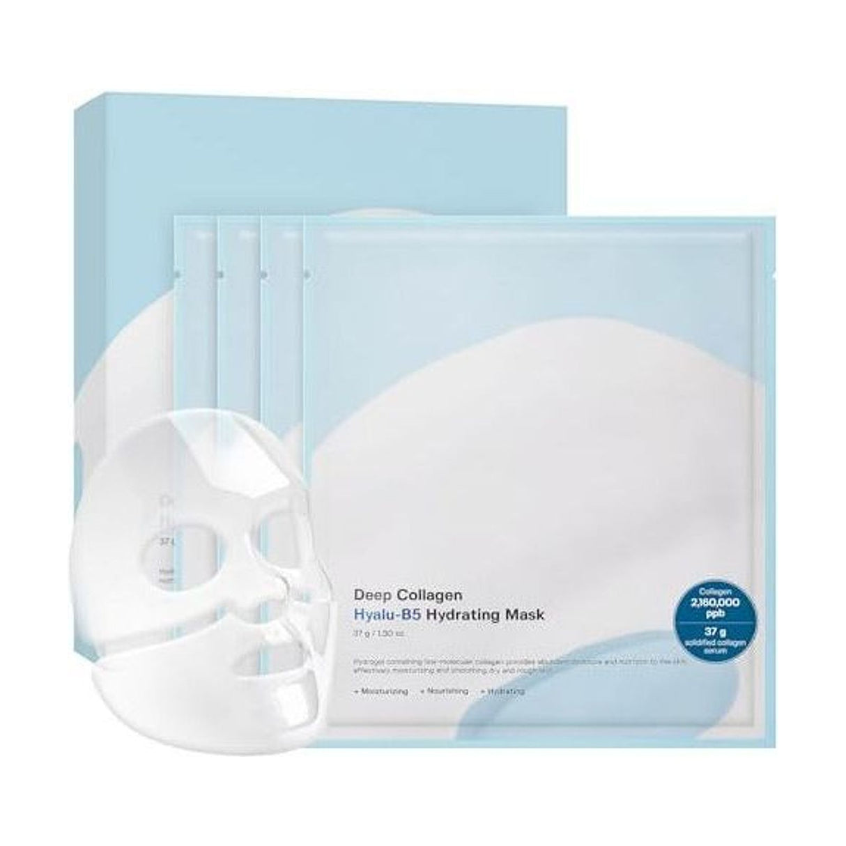 SUNGBOON EDITOR Deep Collagen Hyalu-B5 Hydrating Mask - 1Ud: envase o producto exacto sobre fondo blanco; protección solar y cuidado de la piel