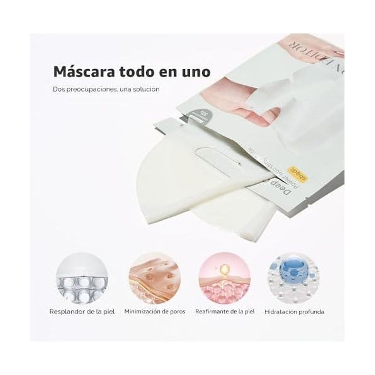 SUNGBOON EDITOR Deep Collagen Power Boosting Mask - 1Ud: beneficios principales y preocupaciones tratadas; protección solar y cuidado de la piel