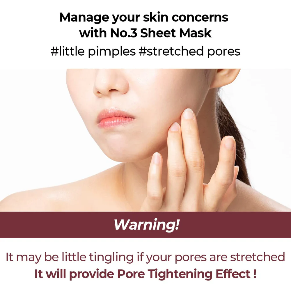 NUMBUZIN | No.3 Tingle-Pore Softening Sheet Mask