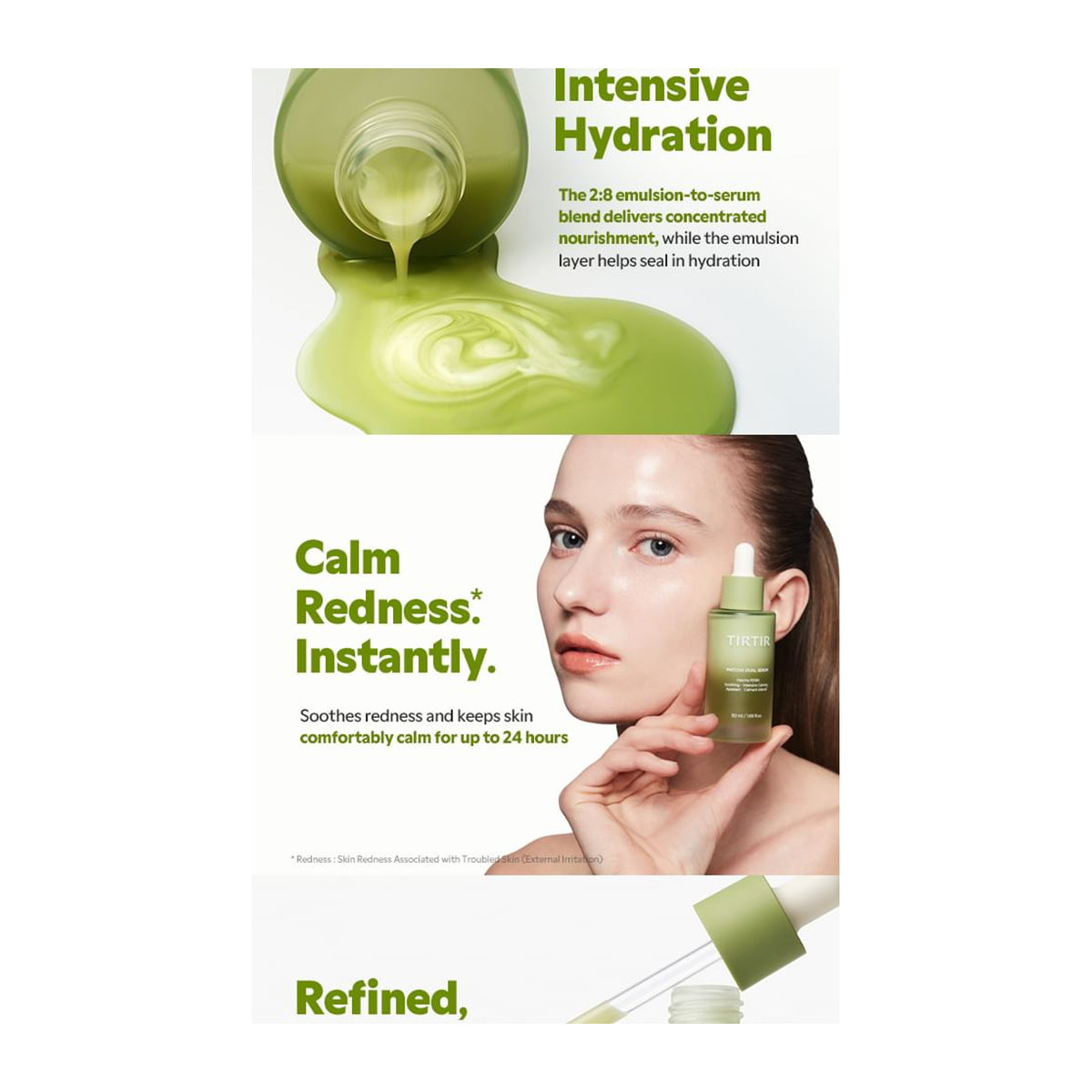 TIRTIR | Matcha Dual Serum 50ml