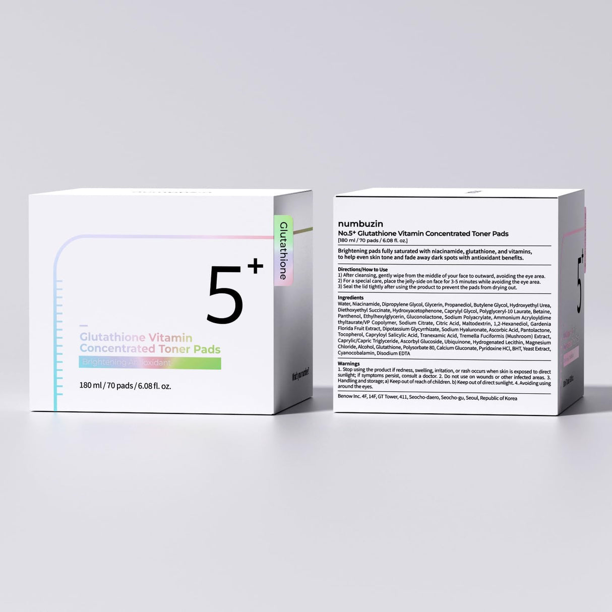 NUMBUZIN | No.5 Vitamin-Niacinamide Concentrated Pads