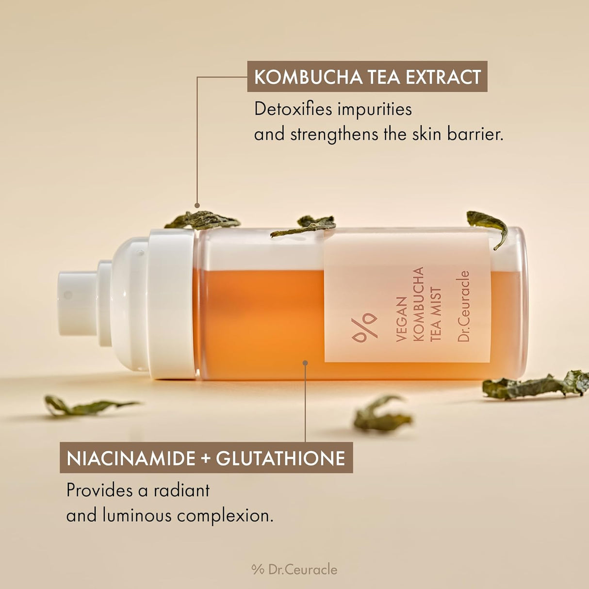 DR. CEURACLE | Vegan Kombucha Tea Glow Mist - 80ml