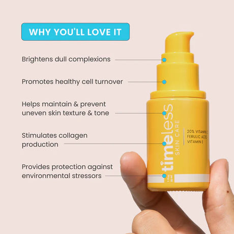 TIMELESS | 20 % Vitamin C + E + Ferulic Acid Serum - 120ml
