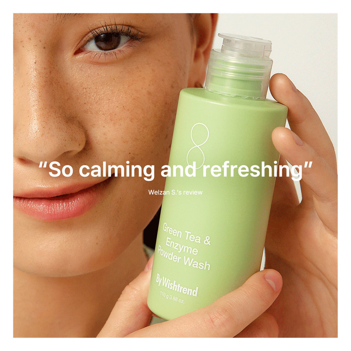 BY WISHTREND | Green Tea & Enzyme Powder Wash - 110g
