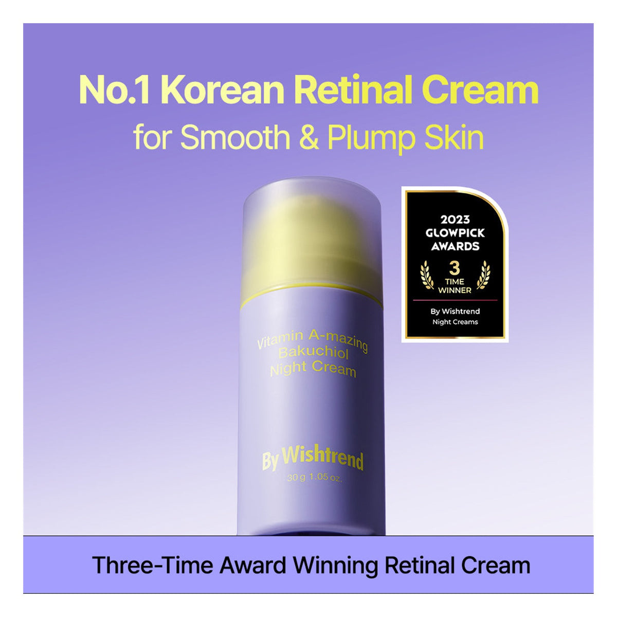 BY WISHTREND | Vitamin A-mazing Bakuchiol Night Cream - 30g