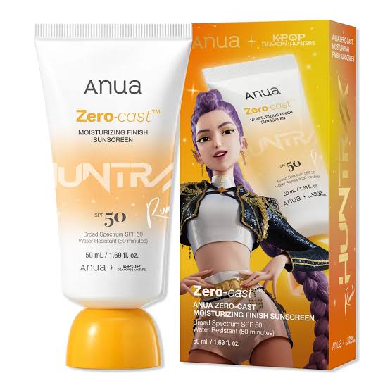 ANUA | Zero-Cast Moisturizing Finish Sunscreen SPF50+ - 50ml