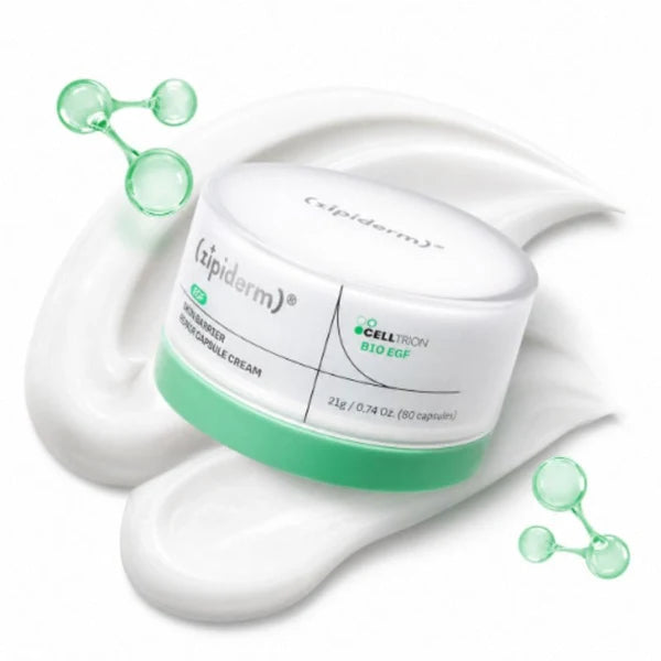 ZIPIDERM | EGF Skin Barrier Night Capsule Cream - 21gr / 80 cápsulas