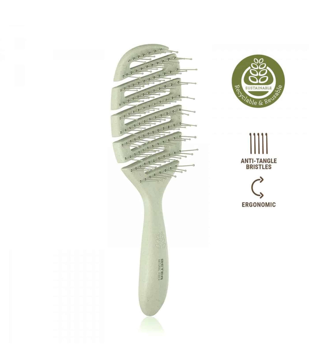 Cepillo Esqueleto Flexible Natural Fiber de Beter