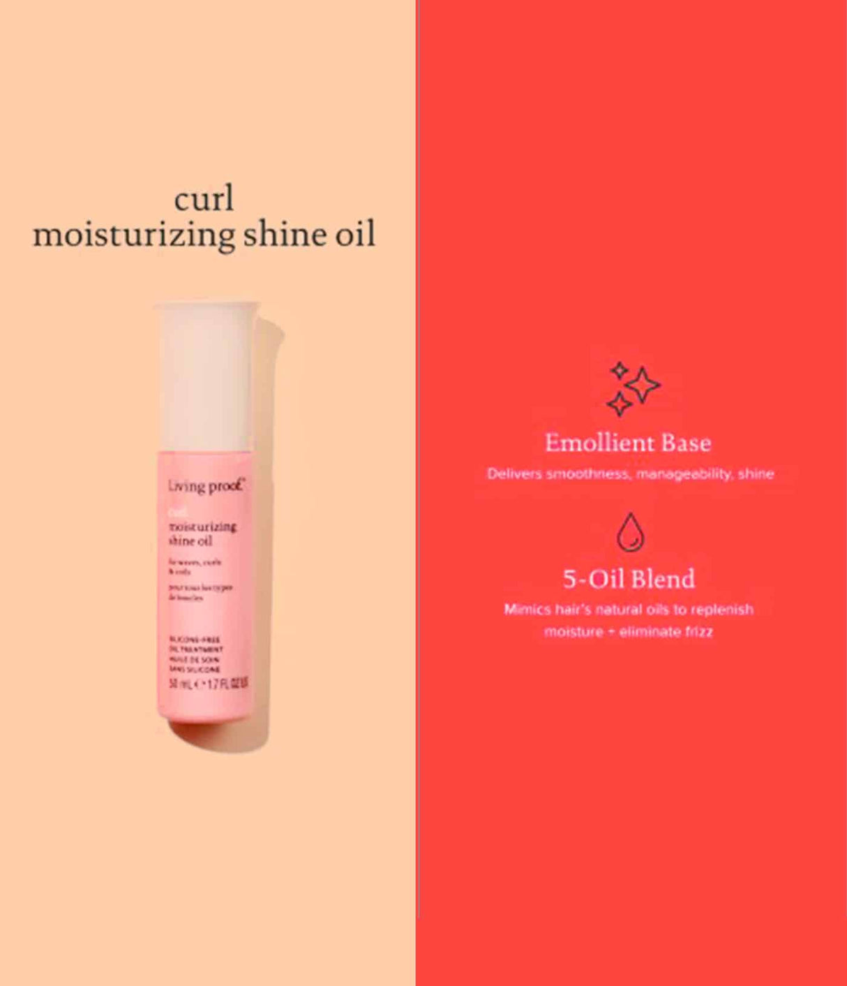 Curl Moisturizing Shine Oil de Living Proof