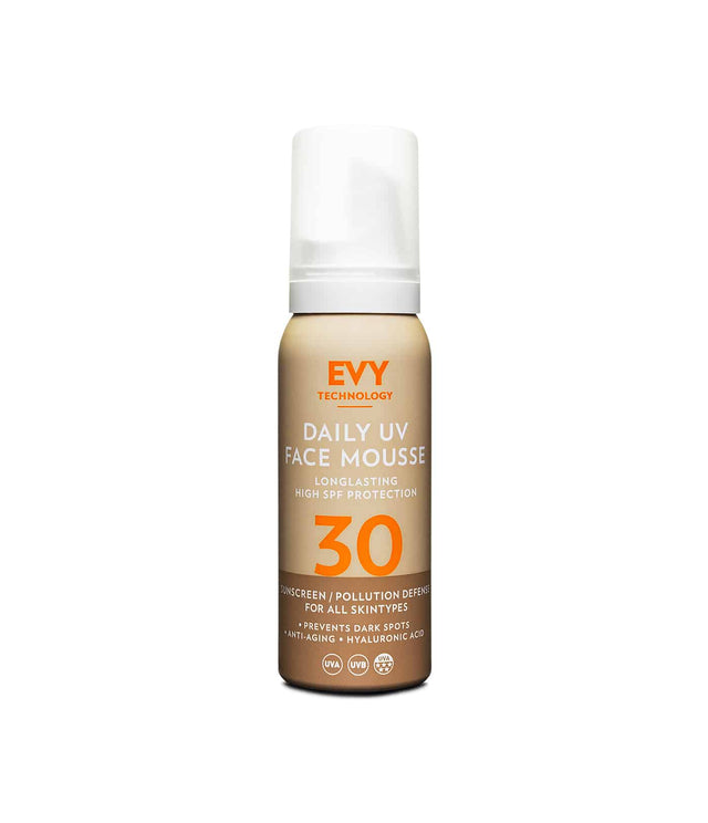 Daily UV Face Mousse SPF 30 de EVY Technology