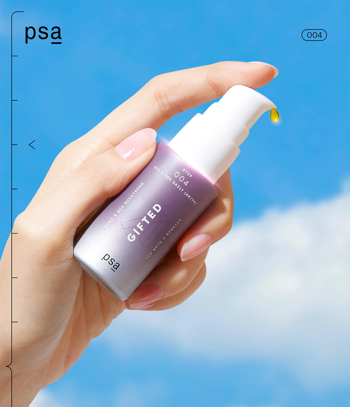 Gifted Acai & Sea Buckthorn Vitamin C Glow Oil de PSA