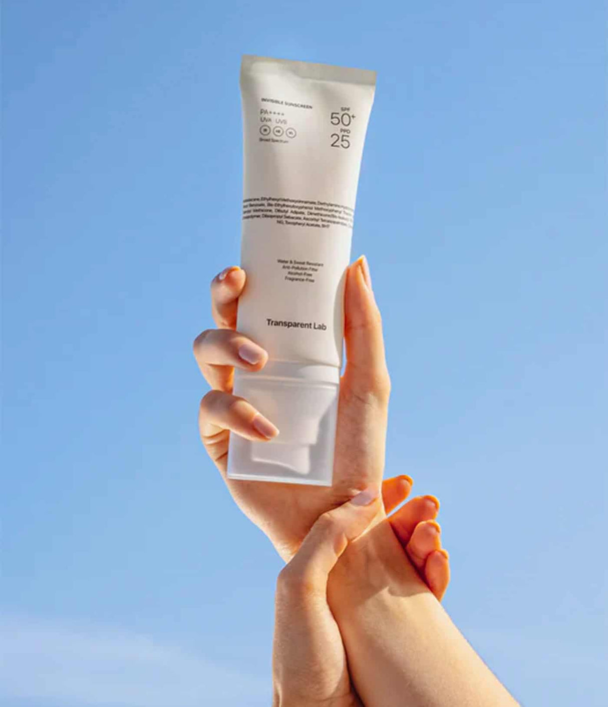 Invisible Sunscreen SPF50+ de Transparent Lab