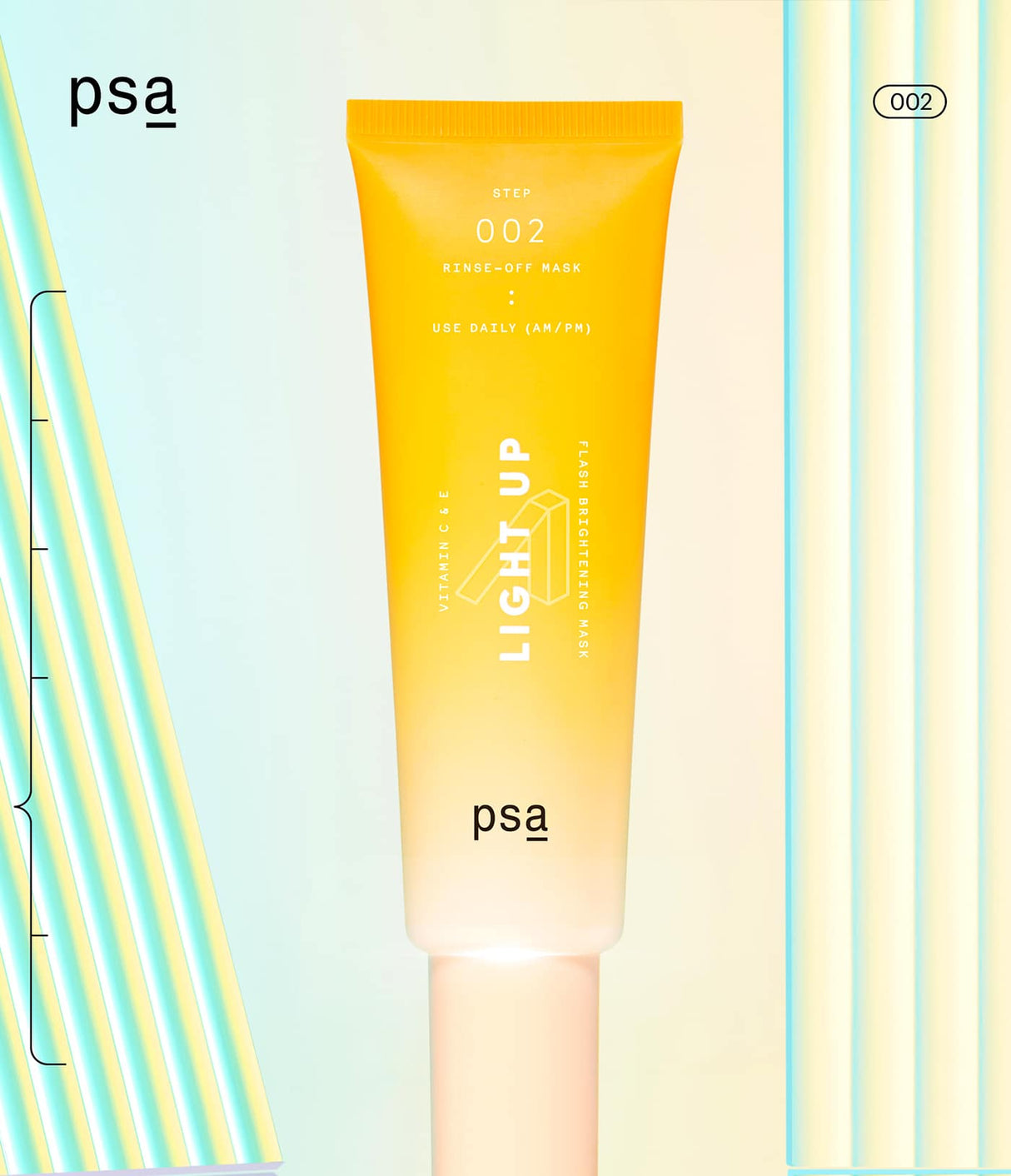 Light Up Vitamin C & E Flash Brightening Mask de PSA