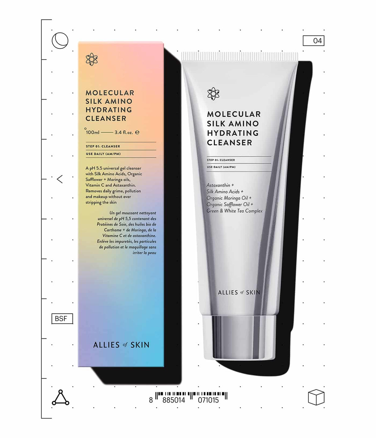 Molecular Silk Amino Hydrating Cleanser de Allies of Skin