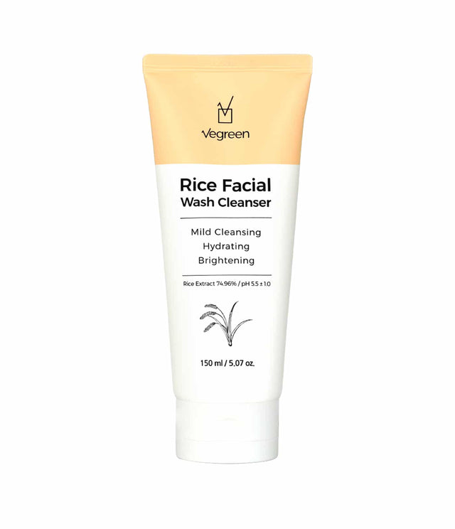 Rice Facial Wash Cleanser de Vegreen