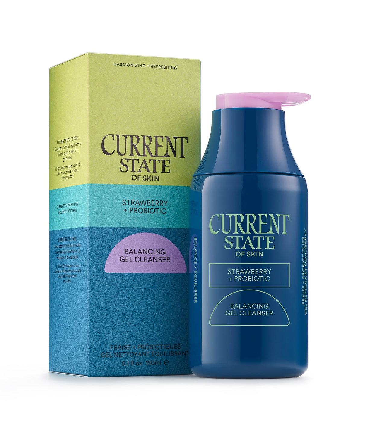 Strawberry + Probiotic Balancing Gel Cleanser de Current State