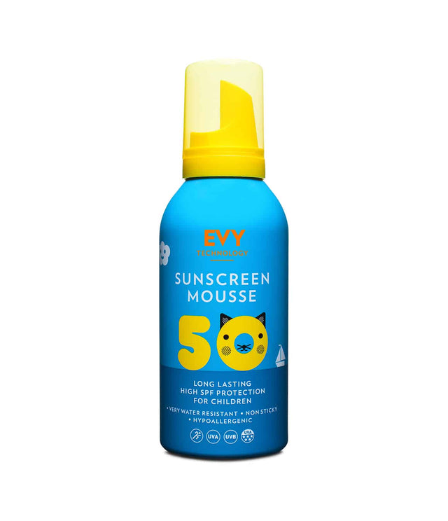 Sunscreen Mousse Kids SPF 50 de EVY Technology