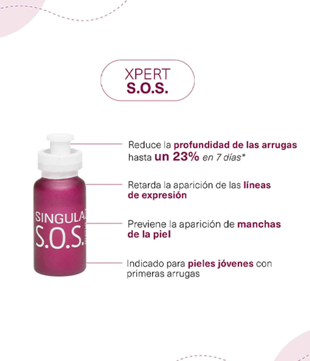 XPERT S.O.S 2 viales de Singuladerm